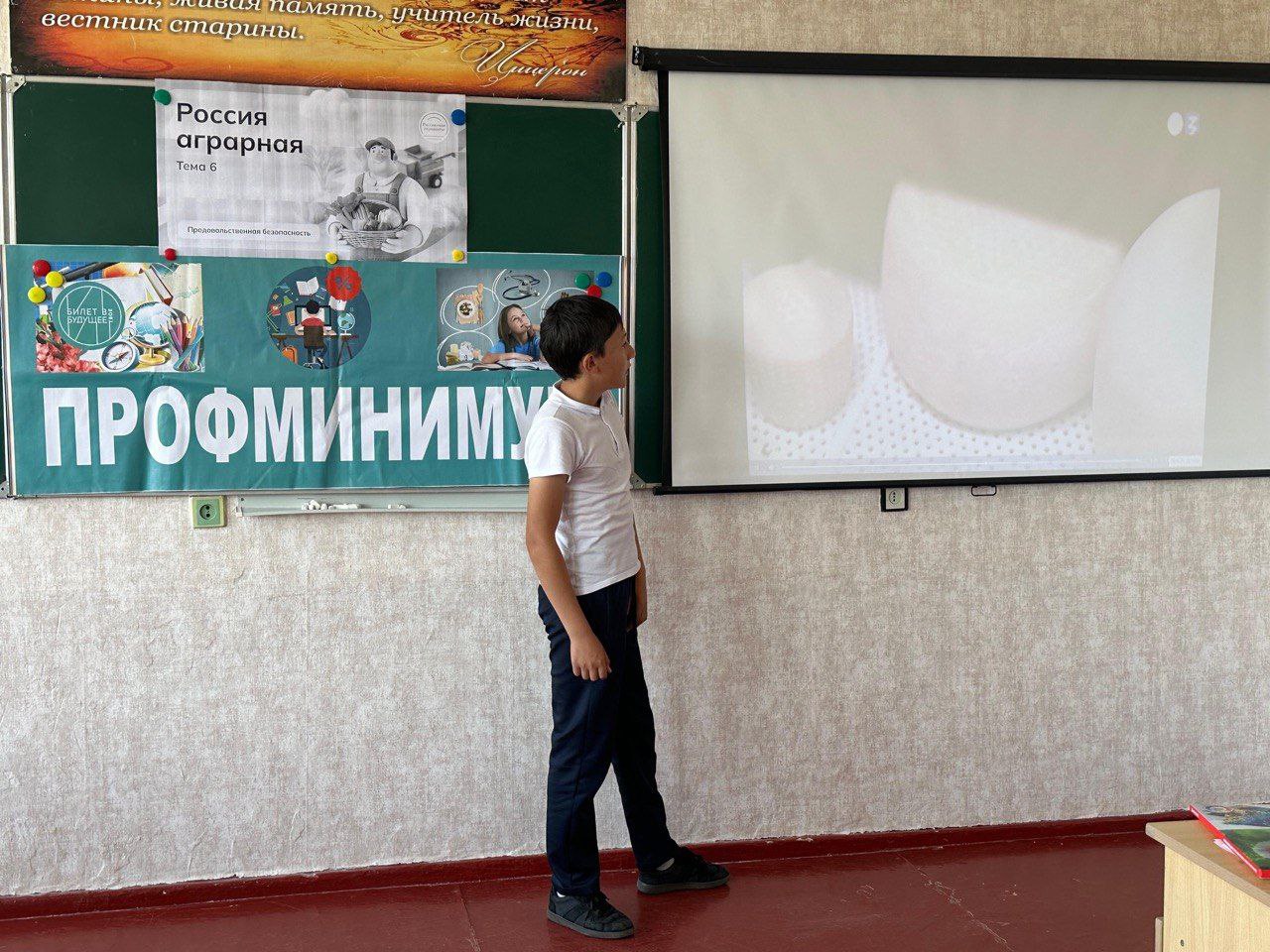Прошли  профориентационные занятия «Россия - мои горизонты» на тему.